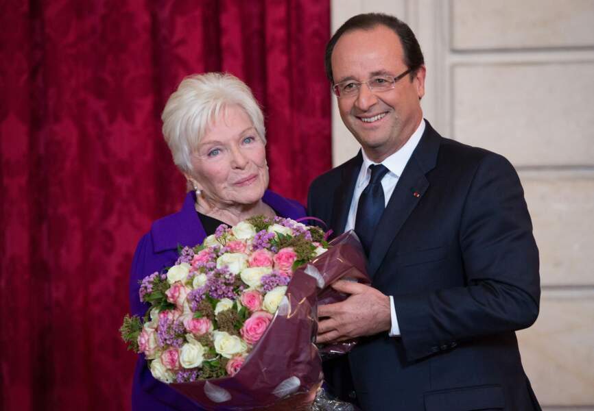 En 2013, l'actrice Line Renaud est faite grande officier de la Légion d'honneur par le président