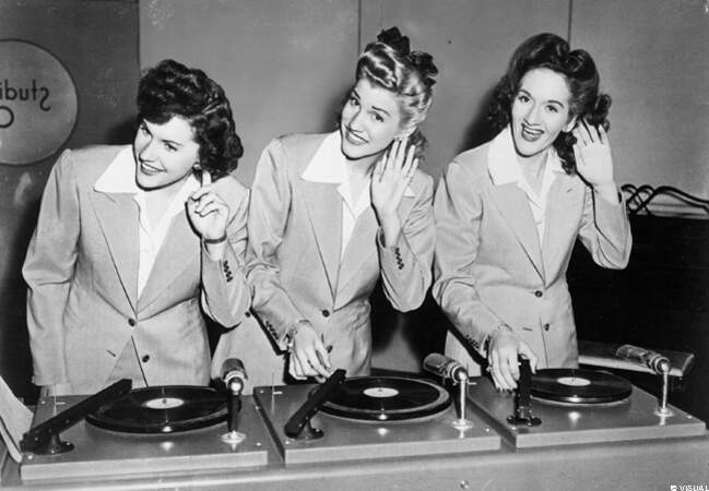 Les Andrews Sisters en 1944 à New-York