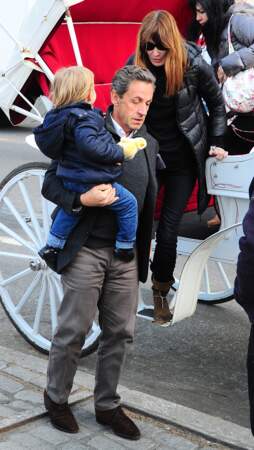 Nicolas Sarkozy, 59 ans, veille sur sa petite Giulia née en 2011