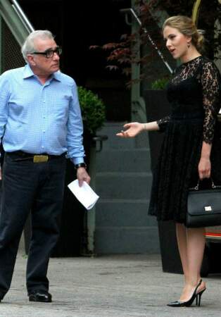 Scarlett Johansson et Martin Scorsese
