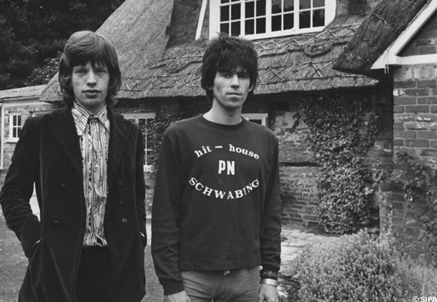 Mick Jagger et Keith Richards à leurs débuts 