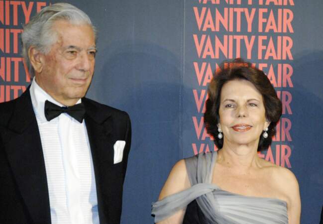 Mario Vargas Llosa et son épouse, Patricia