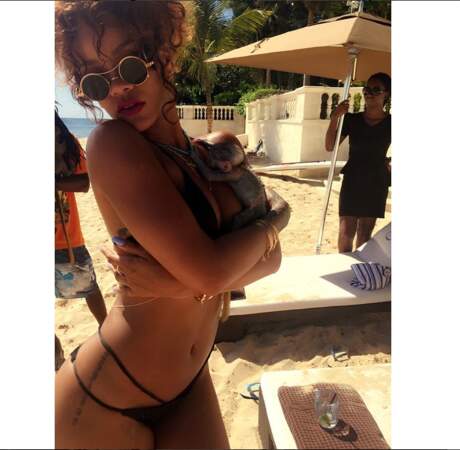 Rihanna s'est fait un nouvel ami à la Barbade