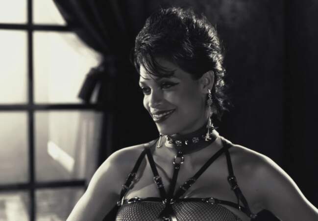 Rosaria Dawson dans un rôle de proxénète sadique. Sin City de Robert Rodriguez et Franck Miller. (2005)