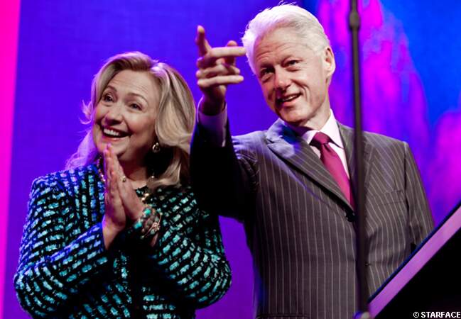 Hillary et Bill Clinton