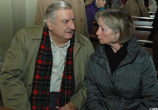 Aldo Maccione et son épouse