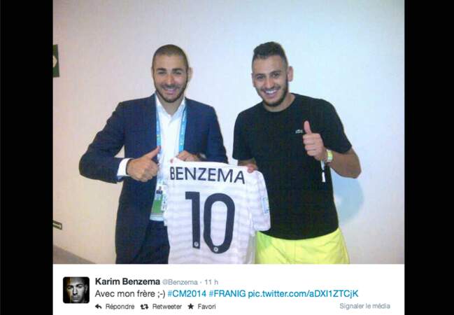 Karim Benzema et son frère