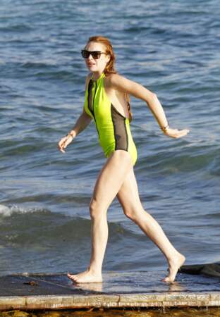Le maillot très Ibiza de Lindsay Lohan