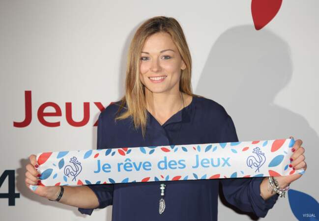 La joueuse de l'équipe de France de football Laure Boulleau avait fait le déplacement