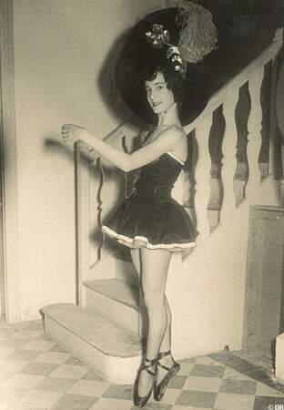 Bernadette Lafont jeune danseuse