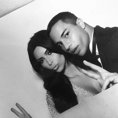 Kim Kardashian et Olivier Rousteing 