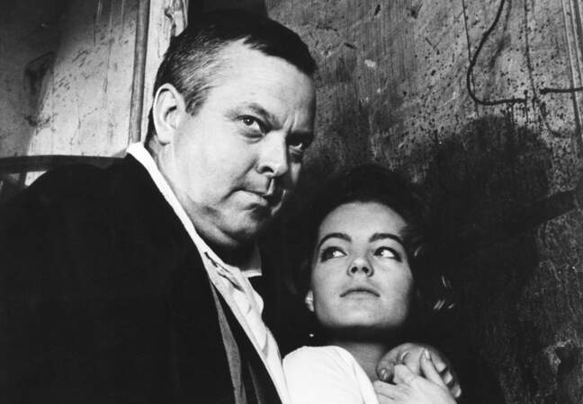 Orson Welles au côté de l'inoubliable Romy Schneider, dans le film Le Procès, en 1962