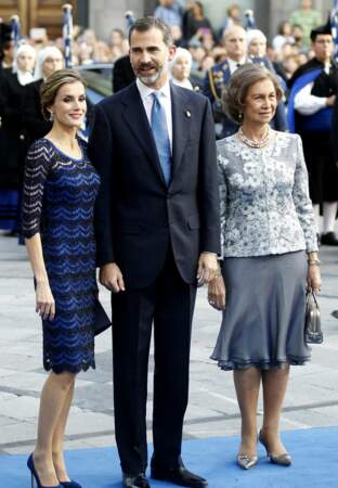 Le couple avait fait le déplacement à Oviedo, avec la Reine consort Sophie