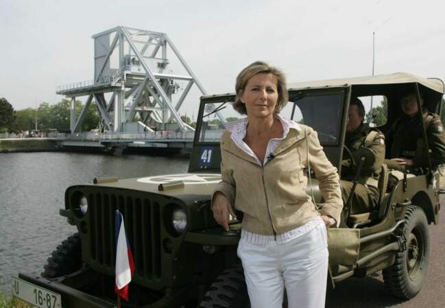 En 2004, Claire Chazal se rend en Normandie 