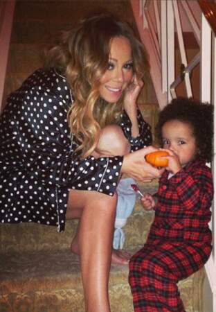 Mariah Carey et son fils Morrocan