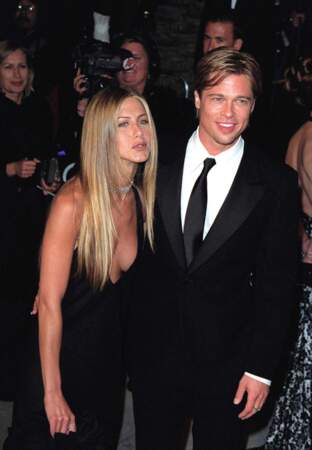 Brad Pitt et Jennifer Aniston lors de la soirée Vanity Fair en 2003