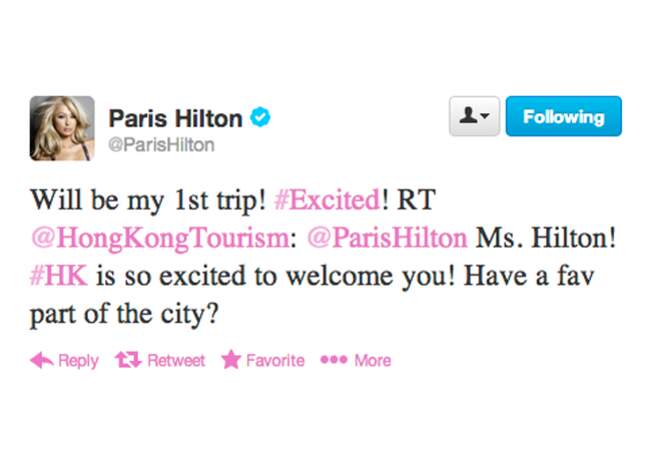 Paris Hilton voyage, on est content pour elle!