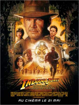 Indiana Jones et le royaume des crânes de cristal, de Steven Spielberg en 2008