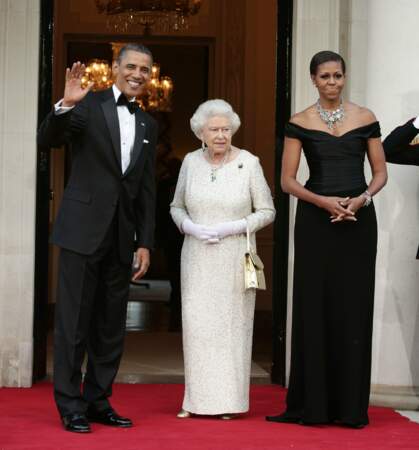 Barack et Michelle Obama sont reçus par Elizabeth II en mai 2011