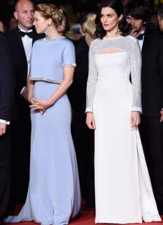 Léa Seydoux, bijoutée par Chopard, et Rachel Weisz, en Louis Vuitton