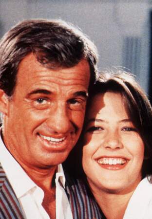 Jean-Paul Belmondo et Sophie Marceau dans Joyeuses Pâques en 1984 