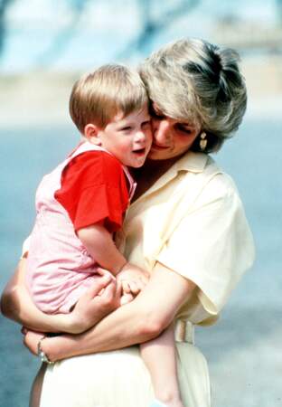Prince Harry et sa mère, Lady Diana