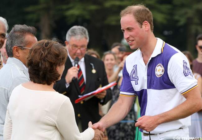 Le prince William va à la rencontre des spectateurs