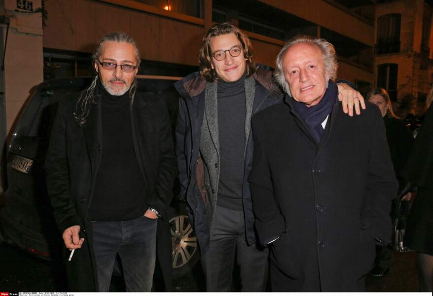 Jean-Baptiste Descroix Vernier, Jean Sarkozy et Didier Barbelivien