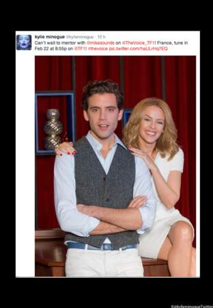 Tweet de Kylie Minogue pour Mika