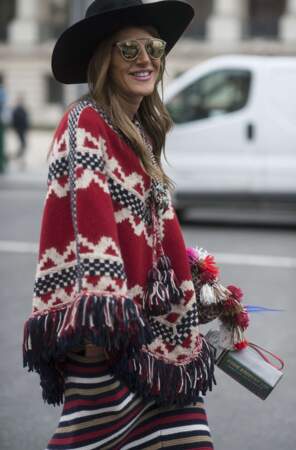 Anna Dello Russo en mars 2015 dans les rues de Paris