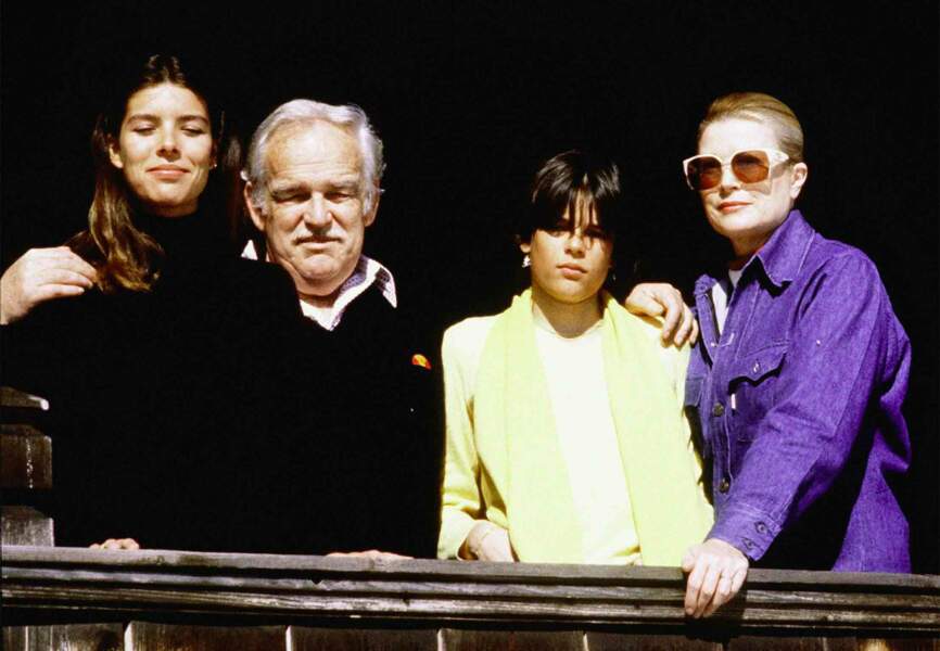 En 1982, le dernier cliché d'une famille réunie avant le décès de la princesse Grace