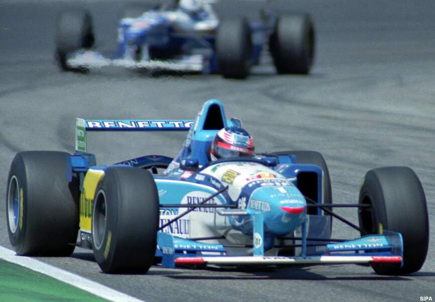 A 25 ans, Schumacher décroche son premier titre mondial en F1 avec Benetton