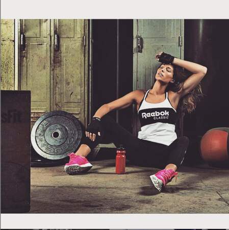 Laury Thilleman pour Reebok