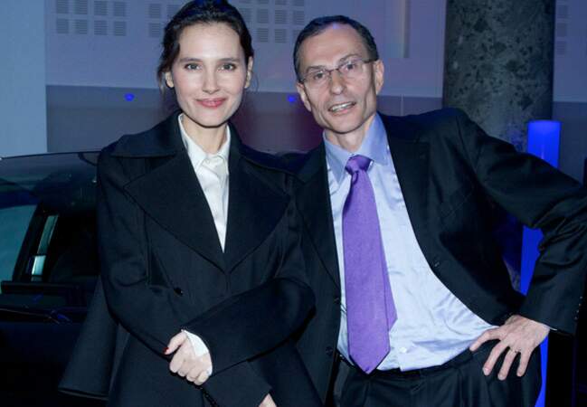 Virginie Ledoyen et Serge Naudin (Président du directoire de BMW Groupe France)