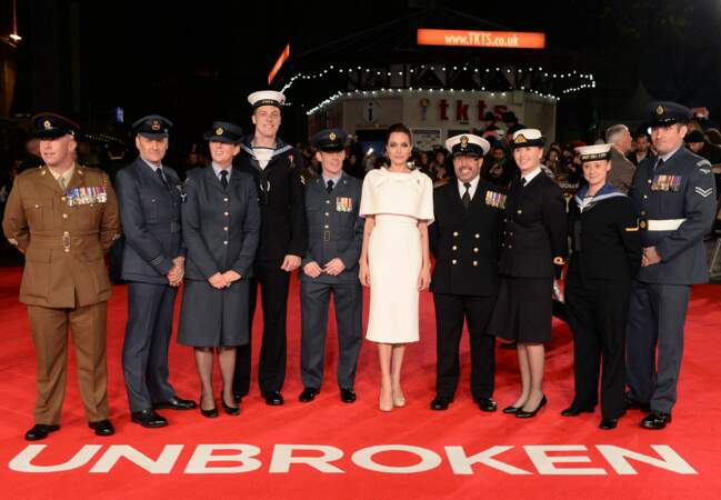 Angelina Jolie et les forces armées britanniques