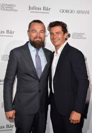 Leonardo DiCaprio et Orlando Bloom, tous deux habillés par Giorgio Armani