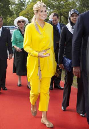 Du jaune lumineux lors de sa visite d'Etat au Sultanat de Brunei