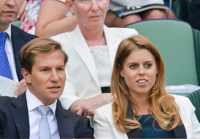 La princesse Beatrice d'York et son ami Dave Clark assistaient aussi au match