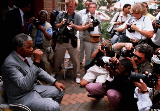 Nelson Mandela et les médias