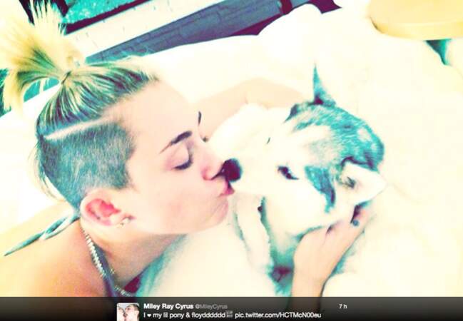 Miley Cyrus a trouvé quelqu'un qui l'aime