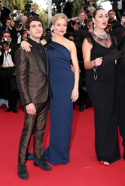 Xavier Dolan, en Louis Vuitton, et Sienna Miller en Lanvin 