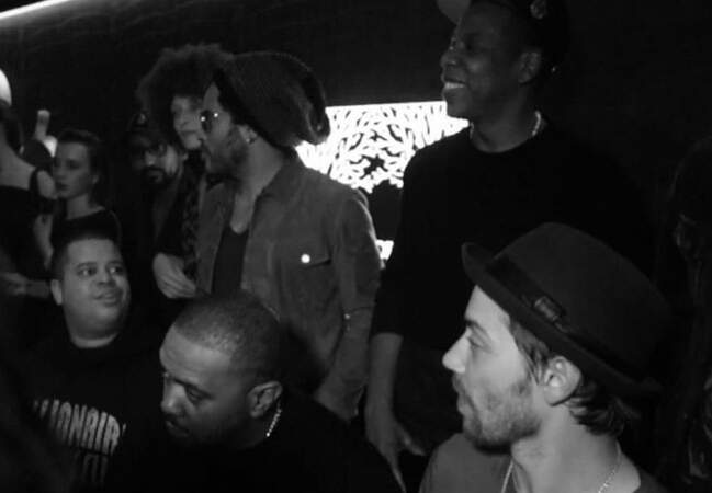 Lenny Kravitz, Timbaland, Jay-Z, DJ Magnum au Club 79