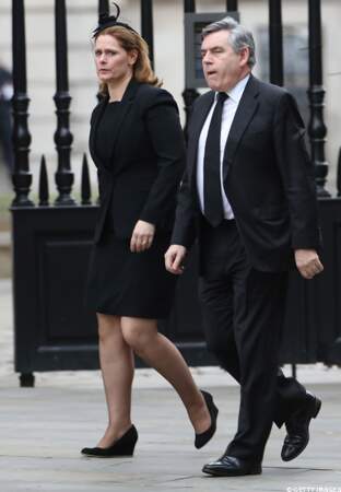 Gordon Brown et son épouse Sarah