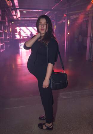 Mylène Jampanoï, enceinte et heureuse