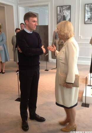 Camilla rencontre Raf Simons chez Christian Dior