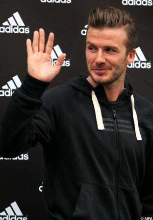 David Beckham salue la foule