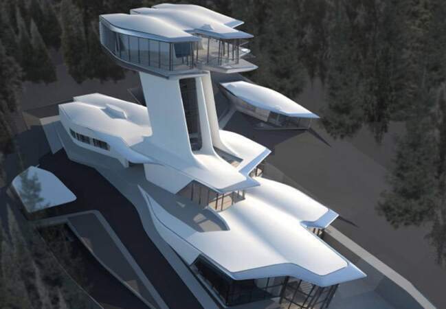 La villa de Naomi Campbell sous forme de vaisseau spatial lui a été offerte par son ex, Vladislav Doronin