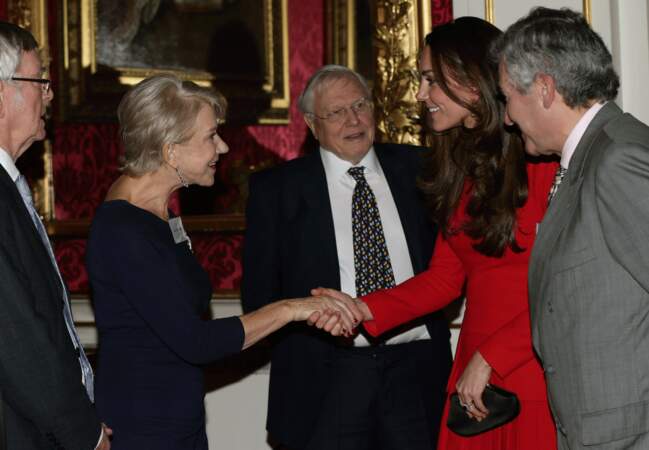 Rencontre entre Helen Mirren et princesse Kate