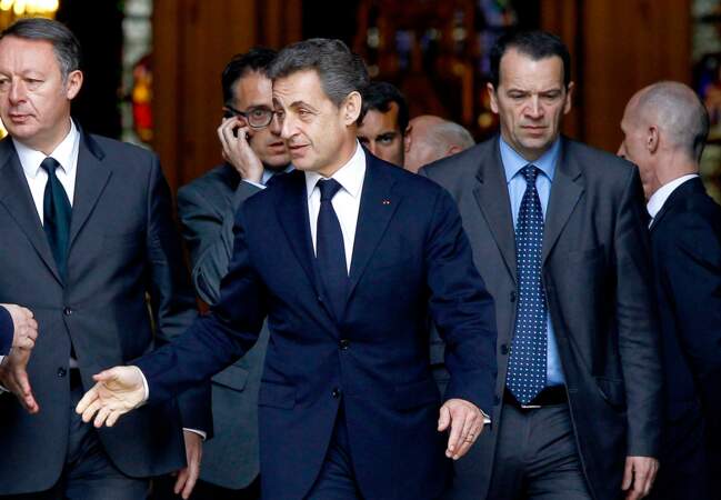 Nicolas Sarkozy faisait lui aussi partie des personnalités présentes