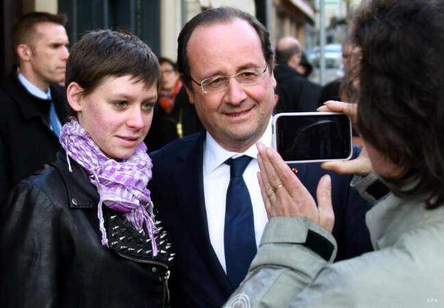 L'occasion pour François Hollande de s'accorder un petit bain de foule
